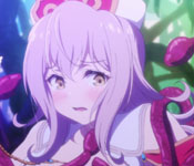 priestess Lumachina Weselia being attacked by tentacles